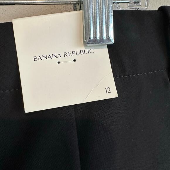 Banana Republic High-Rise Modern Slim Refined Ankle Pant Black 12 - Picture 9 of 12